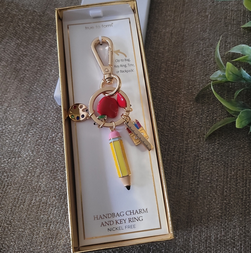 True to Form Handbag Charm and Key Ring
